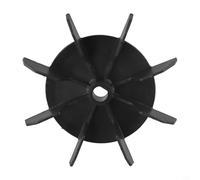 Hoja de ventilador de compresor de aire de 3 aspas, 150 mm de diámetro con orificio de 14 mm, pieza de repuesto de plástico de ingeniería para alta estabilidad y rendimiento de larga vida útil