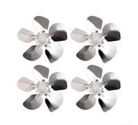 Hoja de ventilador de refrigeración de condensador para conjuntos de motor utilizados en sistemas de control de clima comerciales e industriales ligeros (aluminio de 200 mm)