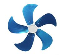 Hoja de ventilador eléctrico con base de cubierta de tuerca para uso doméstico, diseño de aluminio de 5 aspas que se adapta a ventiladores de pie de 14 y 18 pulgadas y ventiladores de mesa para una