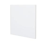 Hoja de vidrio acrílico blanco, tablero acrílico cuadrado de 3mm de espesor, Panel de vidrio orgánico de plástico for exhibiciones de fiestas de bodas(80x80x3 mm)