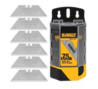 Hoja Dewalt endurecida por inducción para cuchillo retráctil, 75 piezas DWHT11004-7
