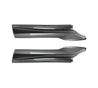 Hoja Divisoria Lip 1 Par Para Serie 5 520i 530i F10 F11 Para M-Sport 2011-2017 Parachoques Delantero Labio Divisor Alerón Difusor Kits De Carrocería Ajuste Alerón Parachoques Delantero(Carbon Look)