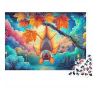 Hoja Fantástica Puzzle para Adultos Divertido 500 Piece Estilo de Dibujos Animados Decoración, Alivio del Estrés, Juego Educativo, Juego Intelectual, Relajación E Inteligencia (500pcs (52x38cm))