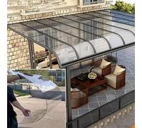 Hoja for techos de patio, Panel duradero transparente de PC, Hojas for invernaderos Hojas for techos transparentes Refugio for toldos al aire libre, Aislamiento acústico(0.5x10m)