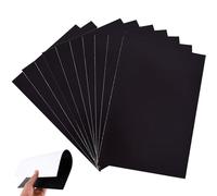 Hoja magnética, 10 hojas magnéticas A4 de 0, 5 mm de grosor, hojas flexibles autoadhesivas, cortables para almacenamiento de troqueles y manualidades