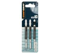 Hoja metálica dentada T 102 H (PVC / PA, 3 pzs., Vástago en T)