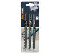 Hoja metálica dentada T 313 AW (Cartón / alfombra, 3 pzs., Vástago en T)