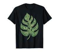 Hoja Monstera Ornamental Estructura Floral Naturaleza Camiseta