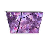 Hoja Morada, Bolsa de artículos de tocador Bolsa de Maquillaje Bolsa de cosméticos Bolsa de artículos de tocador de Viaje portátil