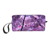 Hoja Morada, Bolsa de Maquillaje Bolsa de cosméticos Bolsa de artículos de tocador de Viaje portátil Bolsa de Maquillaje