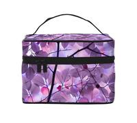Hoja Morada, Bolsa de Maquillaje Bolsa de cosméticos Bolsa de Aseo de Viaje portátil Estuche para lápices