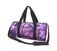 Hoja Morada, Bolsa de Viaje de Gran Capacidad, Bolso Redondo, Bolsa de Viaje Deportiva, Bolsa de Mano, Bolsa de Fitness