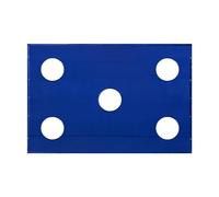 Hoja Objetivo 3m x 2m para Jaula de Golf con 5 Agujeros + 12 Cuerdas Elásticas Accesorio Portátil Ligero Entrenamiento Swing Puntería Prácticar Golf en Casa Jardín Exterior Golf Target Practice