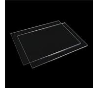 Hoja plana de plástico 3 láminas de cloruro polivinilo altamente transparentes, plástico PVC 0, a 2 mm, transparente for manualidades y enseñanza escolar(100x200x1.2mm)