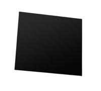 Hoja plana de plástico 5 láminas de plástico PP blanco/negro esmerilado, lámina fina polipropileno, rígida for enseñanza(Black,210x297x0.8mm)