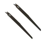 Hoja recíproca de poda de madera 2 uds 6TPI con dientes afilados, hoja de corte de ramas de plástico de 9 pulgadas