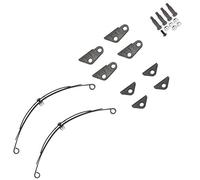 Hoja Trasera de Acero, Juego de Piezas de Vehículos RC para Tamiya RC Ballesta Tipo Suspensión Ejes Delanteros 1 14 Camiones