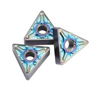 Hoja Triangular Para Coche TNMG160404 TNMG160408, Inserto De Endurecimiento Colorido, Procesamiento Acero Templado, Inoxidable Alta Dureza Herramienta de Torno(5pcs TNMG160404-MA)