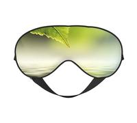 Hoja Verde Reflejando En El Agua Del Río, Cubreojos completos Antifaz bloqueador de luz Antifaz para dormir Antifaz suave con los ojos vendados Noche