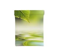 Hoja Verde Reflejando En El Agua del Río, Squeeze Top Wallet Bolsa de Almacenamiento para Mujer Monedero pequeño Bolsa de Cambio