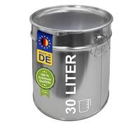 Hojalata Cubo/hobbock 30 L, incluye tapa con anillo espaciador)
