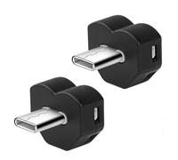 Hojalis 2PCS Luz Ambiental LED Tipo C, 8 Colores RGB Atmósfera Del Coche Lámpara, Brillo Ajustable,Mini Luz Ambiental Usb Led Para Automóvil, Luz Decorativa Luz Interior Para Automóvil