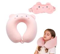 Hojalis Almohada De Viaje para Cuello, Cojin De Viaje Cuello Forma De U, Almohada Avion, Almohada Cervicales Y CuelloViaje, para Avión, Coche, Hogar, Oficina, Descanso para Dormir