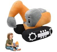 Hojalis Excavadora De Peluche, 26cm Juguete De Excavadora De Peluche, Juguete De Excavadora De Felpa, Juguetes ExcavadoraDeFelpa para Cumpleaños, JugueteDe Felpa DeExcavadora
