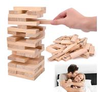 Hojalis Torre de la lujuria, 48 piezas de madera Naughty Tumbling Tower - Bloques apilables para mejorar las relaciones, juegos de parejas para adultos citas nocturnas, fiestas, regalos del día de San