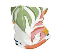 Hojas 4 Polainas De Cuello Multifuncional Pasamontañas Antideslizante Bufanda Facial para Adulto Correr Senderismo 25X50Cm