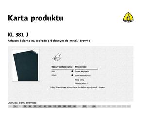 Hojas abrasivas klingspor kl381j, 230mm x 280mm, grano 400, para lijad