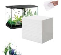 Hojas absorbentes de color para filtros de acuario - Medio filtrante para acuarios Elimina, elimina el agua amarillenta, adsorción con estructura de panal, papel filtrante para acuarios (200PCS)