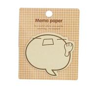 Hojas adhesivas multiusos con diseño de animales de dibujos animados para escribir notas coloridas para la escuela