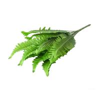 Hojas artificiales, para hojas de helecho, 18 cabezas, ramo de plantas verdes persas grandes para boda, material de guía de carretera de flores artificiales