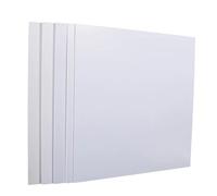 Hojas blancas de ABS for proyectos de bricolaje, placas lisas de acrilonitrilo butadieno estireno, opciones de espesor 1/2/3/4/5mm, 5 uds.(100x200x5mm)