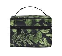 Hojas botánicasBolsa de Maquillaje, Bolsa de Cosméticos Portátil para Mujer-Organizador de Cosméticos de Viaje, Regalo para Momentos Especiales