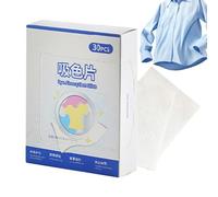 Hojas Capturadoras de Color | 30 Hojas Atrapacolor Suave para Lavado Universal | Capturadoras de Tinte | Para Lavado a Máquina y a Mano en Ropa, Edredones, Ropa de Cama, Algodón, Lino y Lana