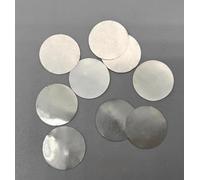 Hojas circulares de electrodos negativos de zinc for baterías de zinc a base de agua: 16 mm de diámetro, 0,15 mm de espesor(0.1mmx50pcs)