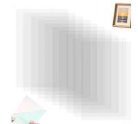Hojas de acetato, 10 hojas de plástico transparente resistentes al calor para manualidades y proyectos de bricolaje, reutilizables para hacer tarjetas, álbumes de recortes, tarjetas agitadoras