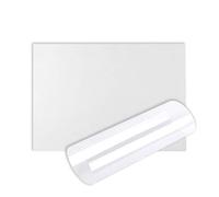 Hojas de acetato A4 OHP Hoja de acetato de color Película transparente de plástico Filtro de luz Gel Ayuda de lectura Gruesa 100 micrones (A4 Tamaño - Transparente - 10 hojas)