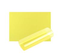 Hojas de acetato A4 OHP Hoja de acetato de color Película transparente de plástico Filtro de luz Gel Ayuda de lectura Gruesa 100 micrones (A4 Tamaño - Amarillo - 10 hojas)