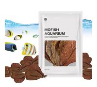 Hojas De Almendra Catappa - Equilibrio del Agua Mejora La Condición De Salud Hojas De Pecera, Hojas De Catappa para Cangrejos Ermitaños | Equilibra El Agua Y Mejora La Salud: 20 Piezas Naturales