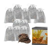 Hojas de Almendra para pecera - Acondicionador de Agua Betta, Hojas de catappa Hojas de Betta | P.h. El regulador de Calidad del Agua Reduce el para Crear un hábitat Natural, Mejora la inmun