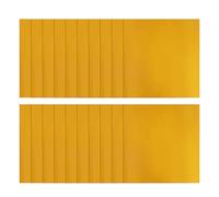 Hojas de aluminio - Juego de 20 piezas cuadradas de aluminio resistente, paneles de doble cara de 5.9x5.9 pulgadas | Material de herramientas de grabado en relieve, suministro de arte flexible para la