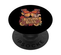Hojas de Ardilla Mariposa Autumn Bliss PopSockets PopGrip Adhesivo
