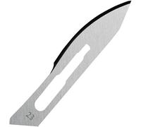 Hojas de bisturi 23 - recambio cuchillas - cuchillas escalpelo para mango de bisturí número 4 - acero carbón, estériles (50)