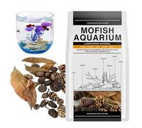 Hojas de camarón de agua dulce - Reguladores de acuario y purificador de agua - Decoraciones y accesorios para acuarios, camarones y acuarios multifuncionales, fitoquímicos para agua dulce y negra