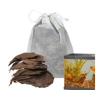 Hojas de Catappa - Camada de hojas | Betta acuático y hojas de camarón, hojas de almendras indias secas catappa y accesorios de tanque de camarones para crear hábitats naturales, mejora el Imm