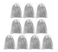 Hojas de catappa con bolsa de filtro, hojas de catappa para acuarios, acondicionador de agua natural y potenciador del hábitat para peces betta y camarones, 10 bolsas de hojas de almendra de