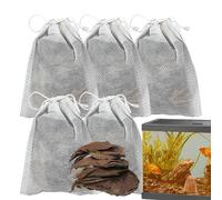 Hojas de catappa, hojas de camarón, hojas de acondicionador de agua, accesorios de tanque de camarones para crear hábitat natural, mejora la inmunidad, mejor hábitat, hojas de catappa para acuarios